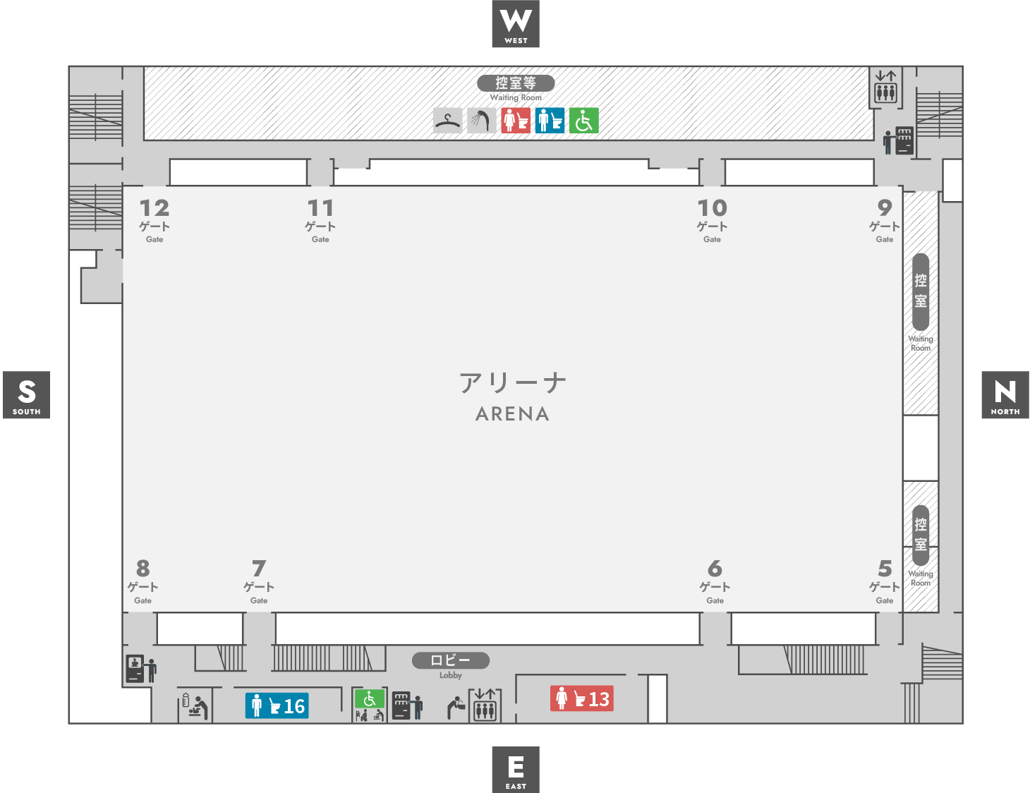 ２Fのフロアマップ